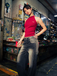 GG Black Baggy Pants