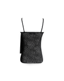 Black Floral Lace Bandeau Camisole
