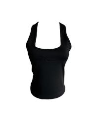 Girl'sGirl Black Basic Tank Top