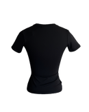 Girl'sGirl Black Slim Fit Basic Top