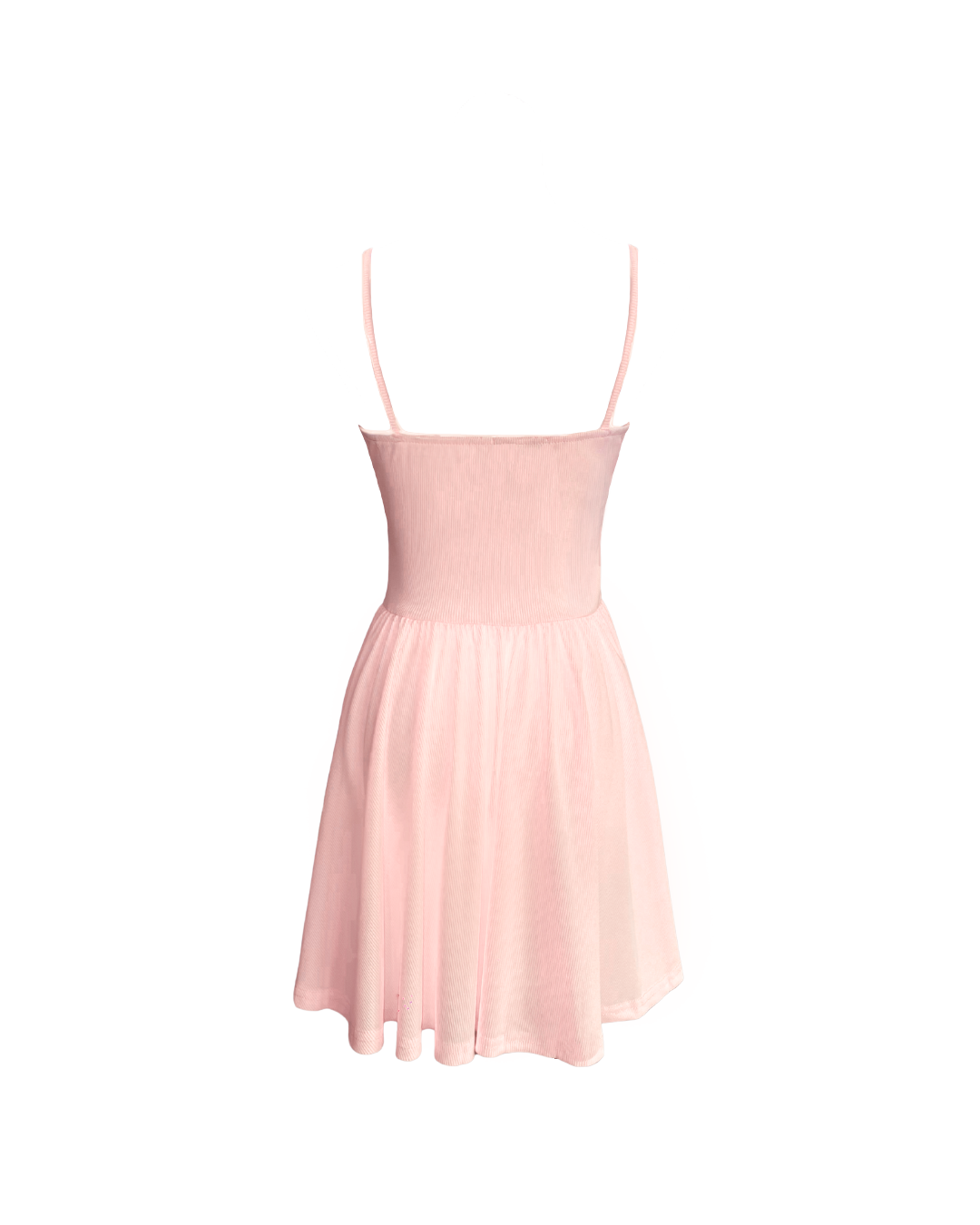 Light Pink Front-Tie Bow Ballet Dress