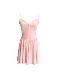 Light Pink Front-Tie Bow Ballet Dress