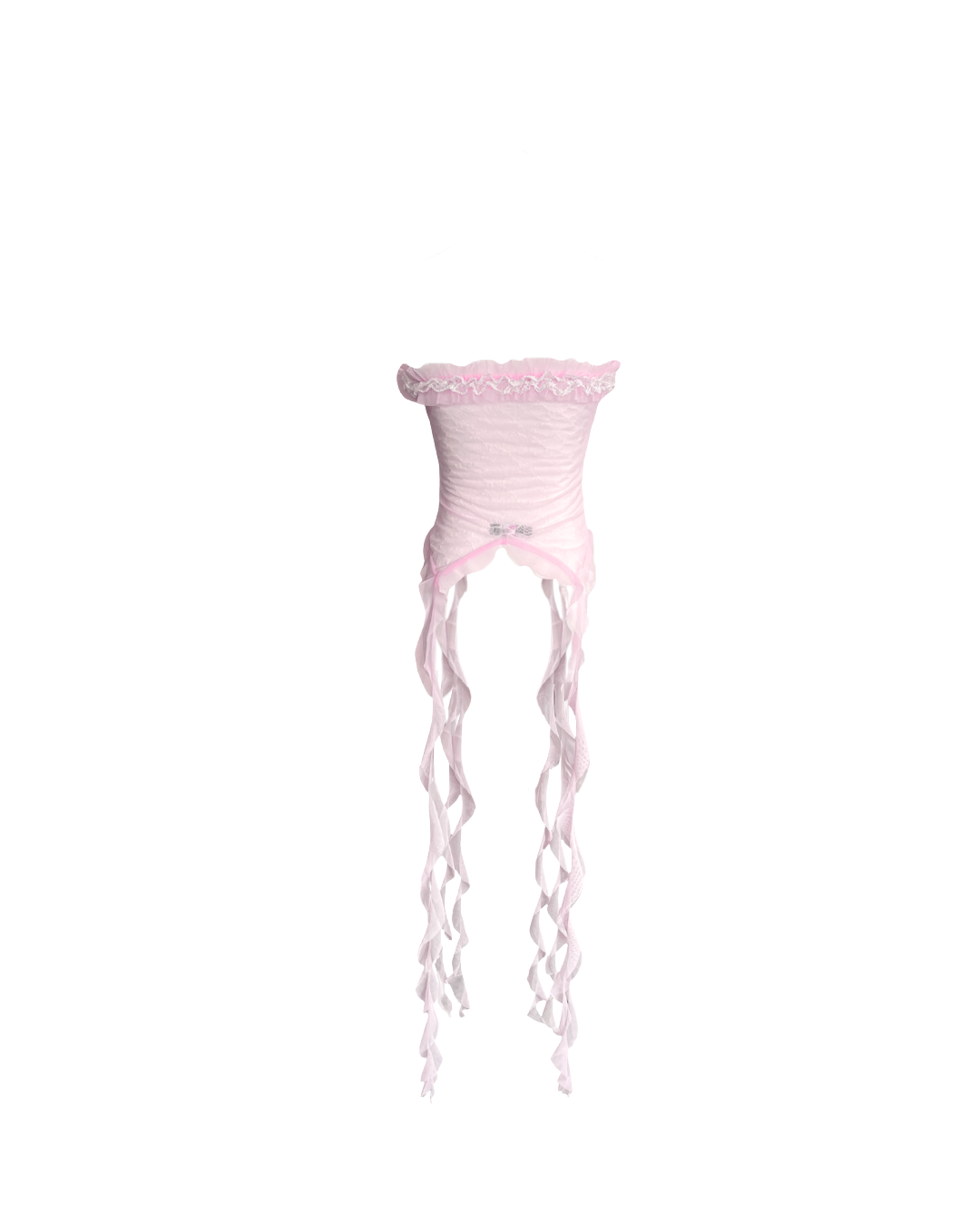 Light Pink Sheer Mesh Fairy Top